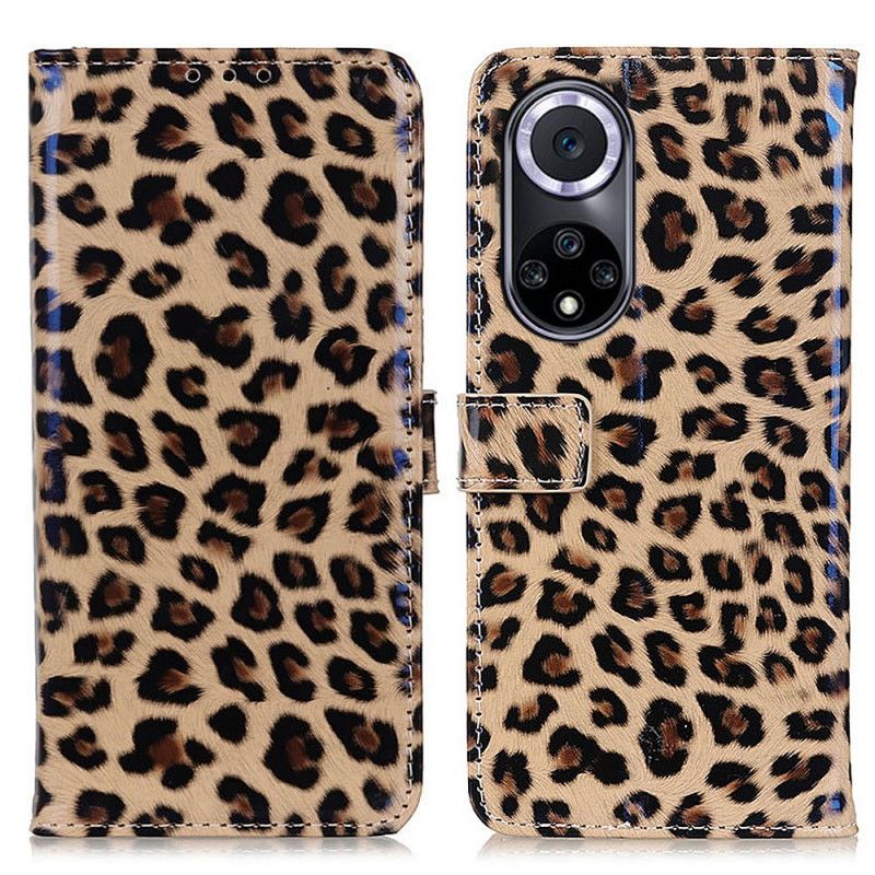 Flip Cover Huawei Nova 9 / Honor 50 Simple Leopard