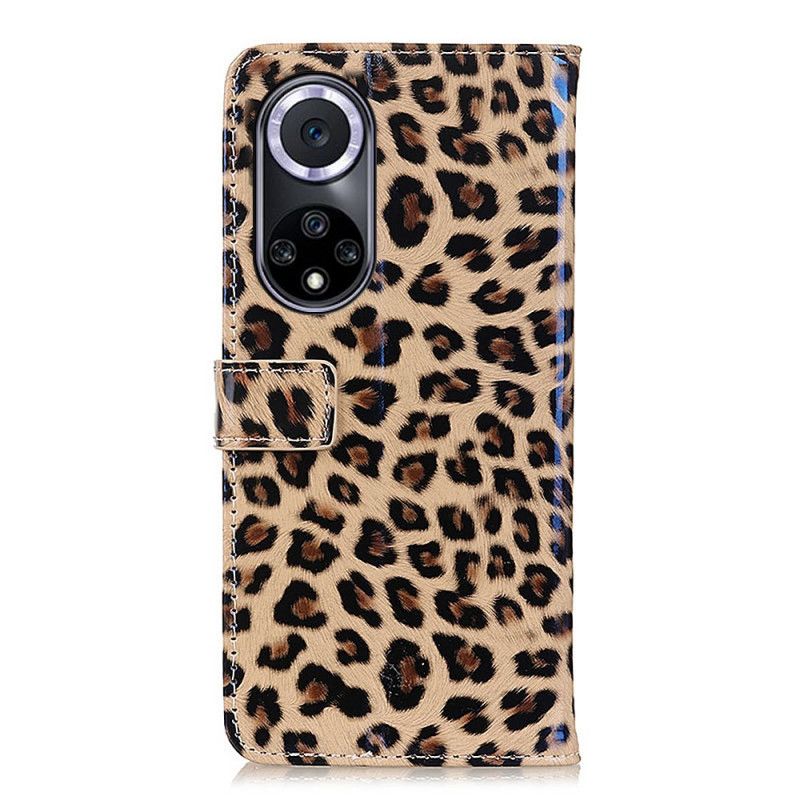 Flip Cover Huawei Nova 9 / Honor 50 Simple Leopard