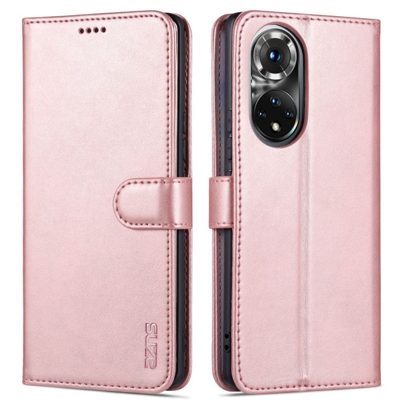 Læder Cover Huawei Nova 9 / Honor 50 Azns Lædereffekt