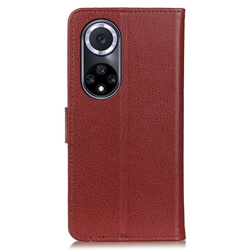 Læder Cover Huawei Nova 9 / Honor 50 Telefon Etui Traditionelt Litchi