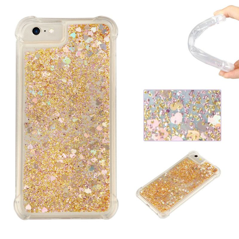 Cover for iPhone 6 / 6S Lyserød Lystglitter