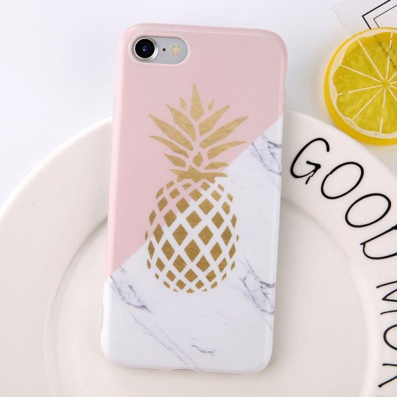 Cover for iPhone 6 / 6S Marmoreret Ananas