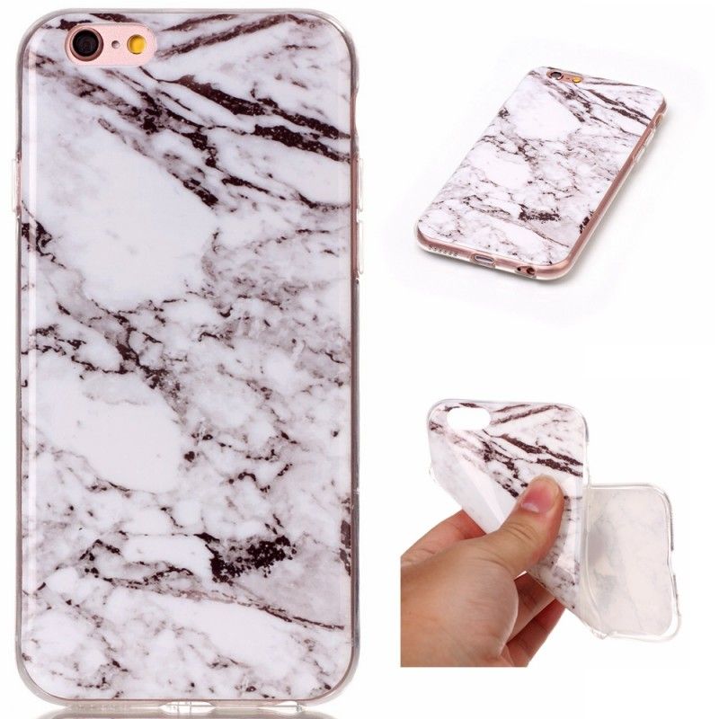 Cover for iPhone 6 / 6S Sort Marmor