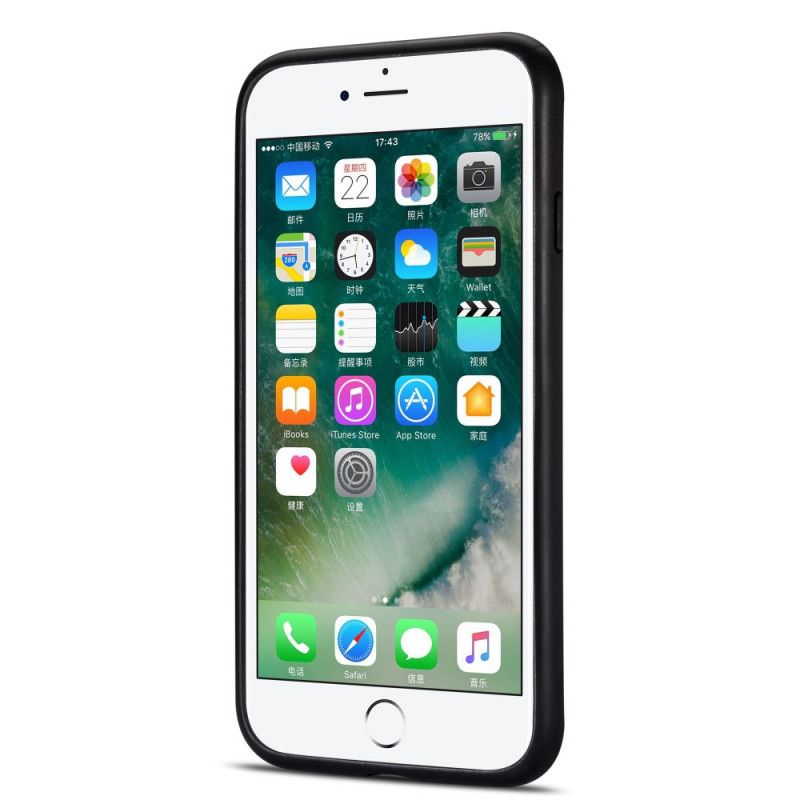 Cover for iPhone 6 / 6S Sort Vidunderligt Liv Med Støttering