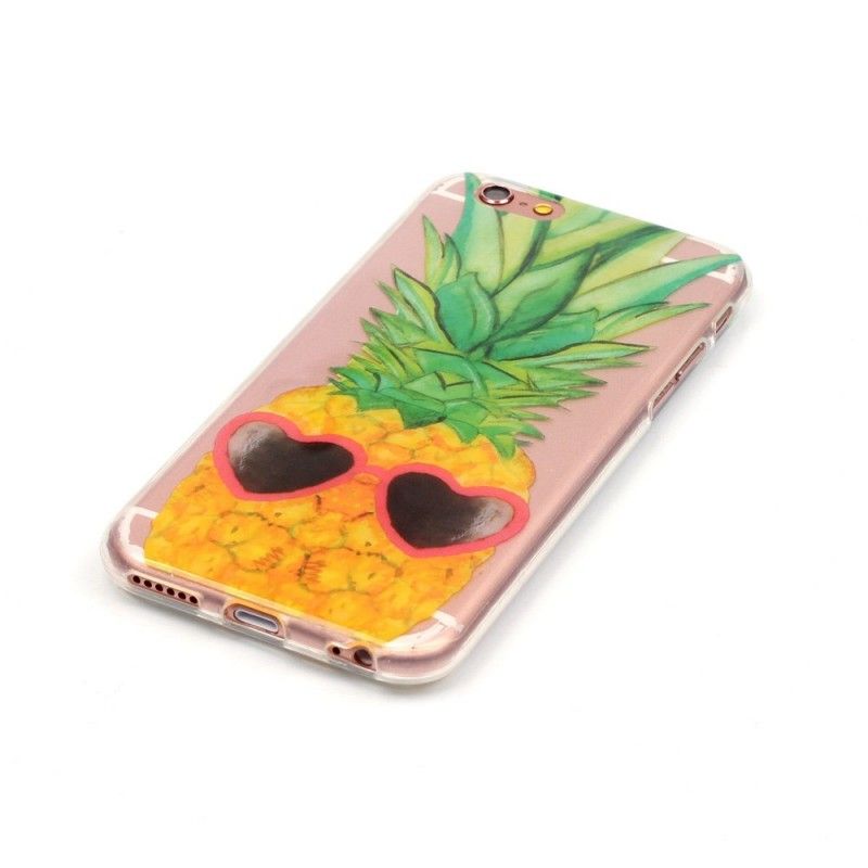 Cover iPhone 6 / 6S Gennemsigtig Inkognito Ananas