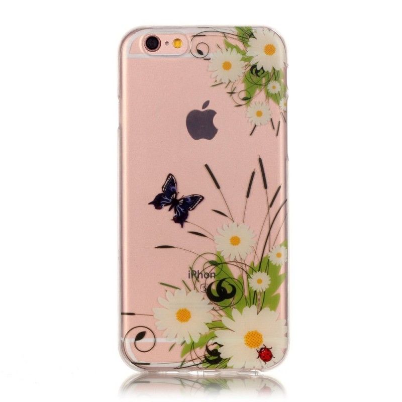 Cover iPhone 6 / 6S Gennemsigtige Smukke Tusindfryd Original