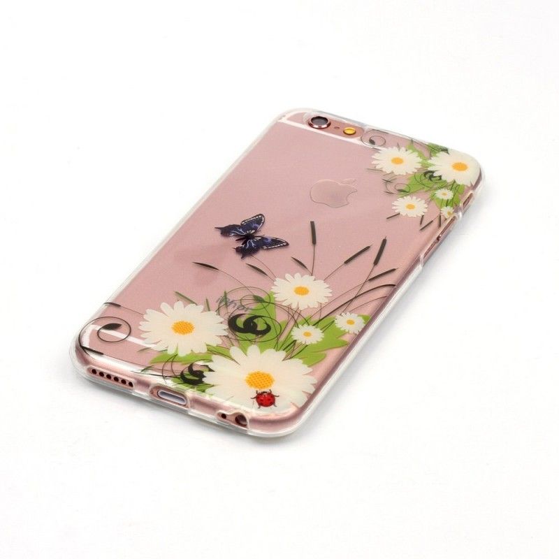 Cover iPhone 6 / 6S Gennemsigtige Smukke Tusindfryd Original