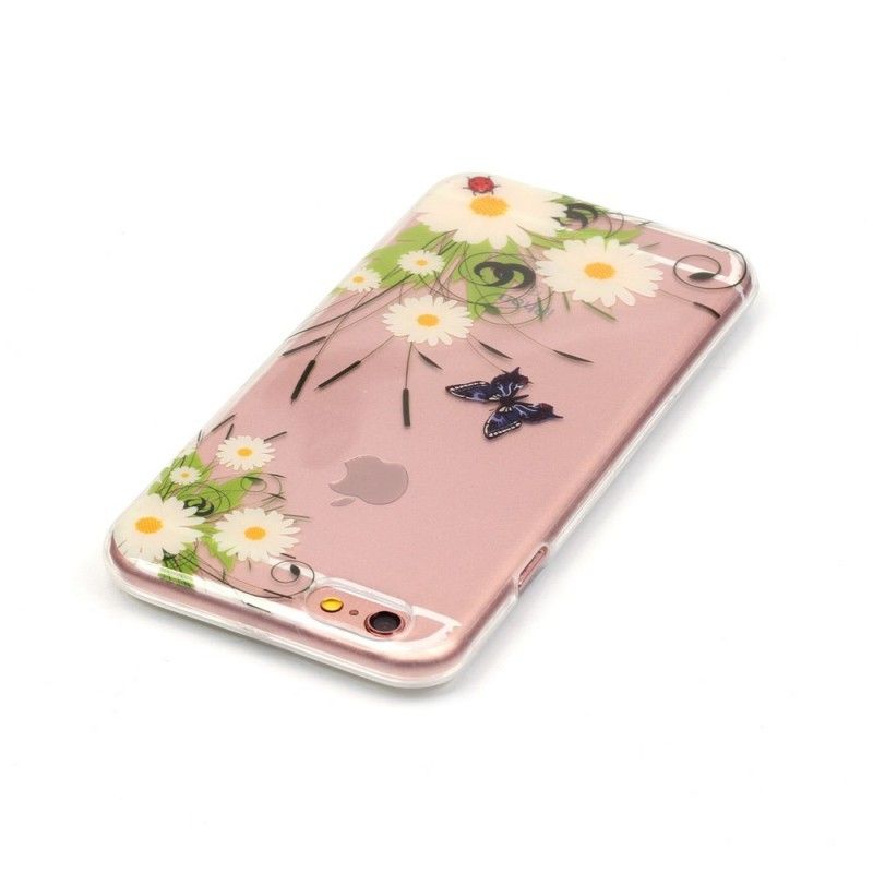 Cover iPhone 6 / 6S Gennemsigtige Smukke Tusindfryd Original