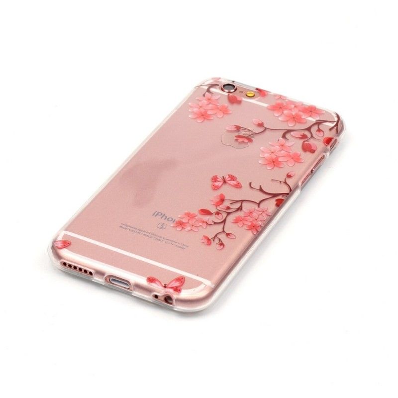 Cover iPhone 6 / 6S Gennemsigtigt Blomstrende Træ