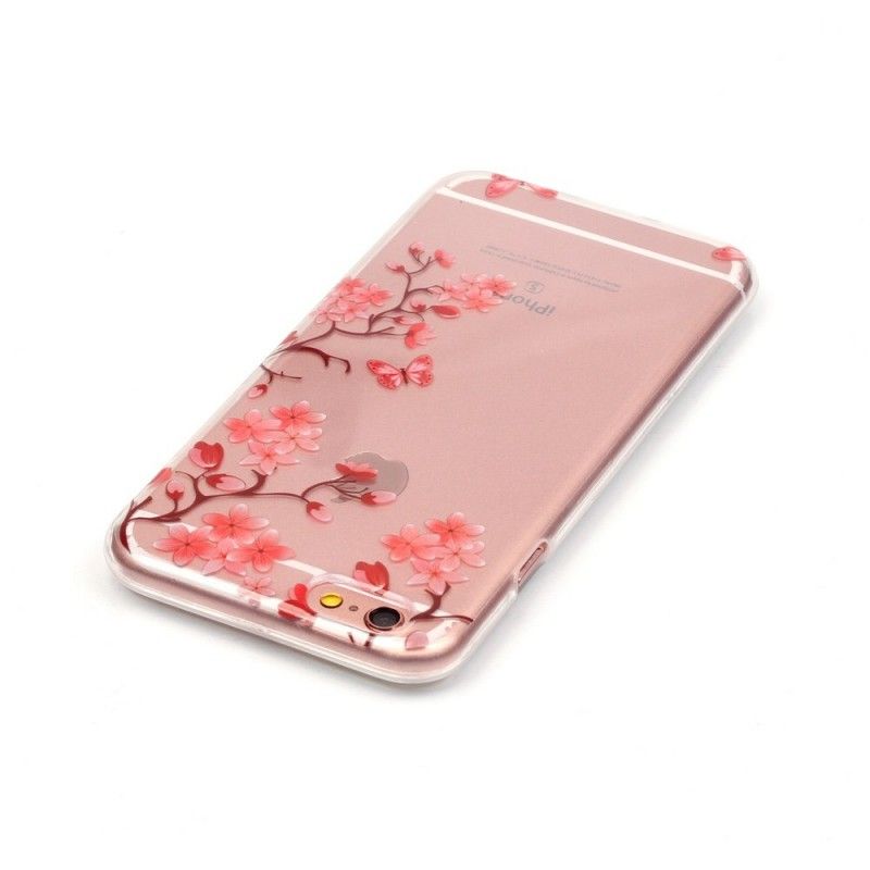 Cover iPhone 6 / 6S Gennemsigtigt Blomstrende Træ