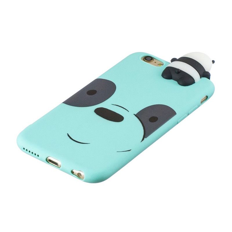 Cover iPhone 6 / 6S Sort Eric Den 3D Panda