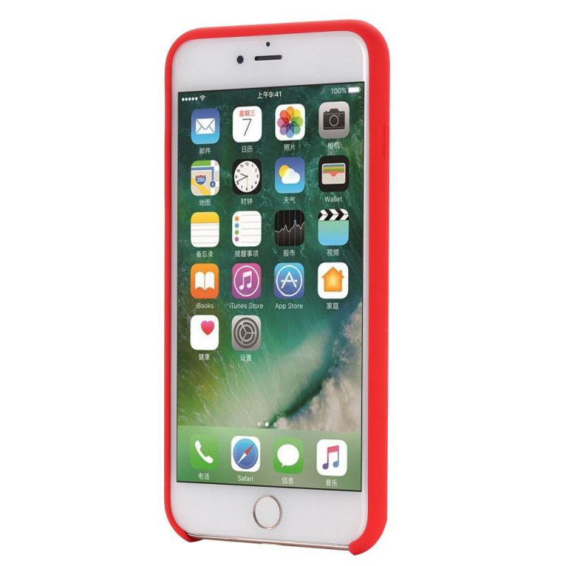 Cover iPhone 6 / 6S Sort Flydende Silikone Original