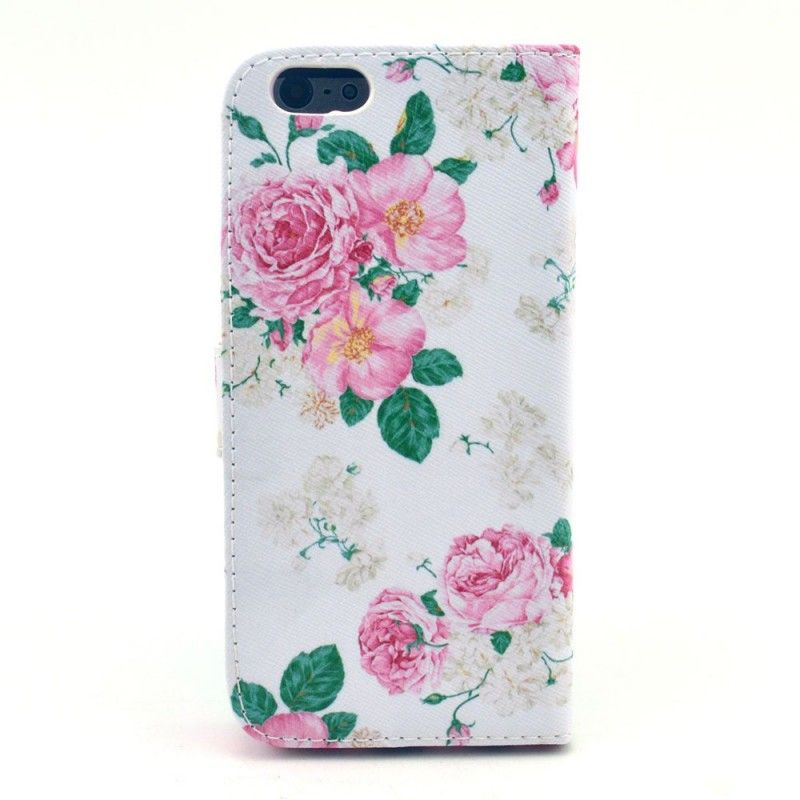 Flip Cover iPhone 6 / 6S Mobilcover Frihedsblomster