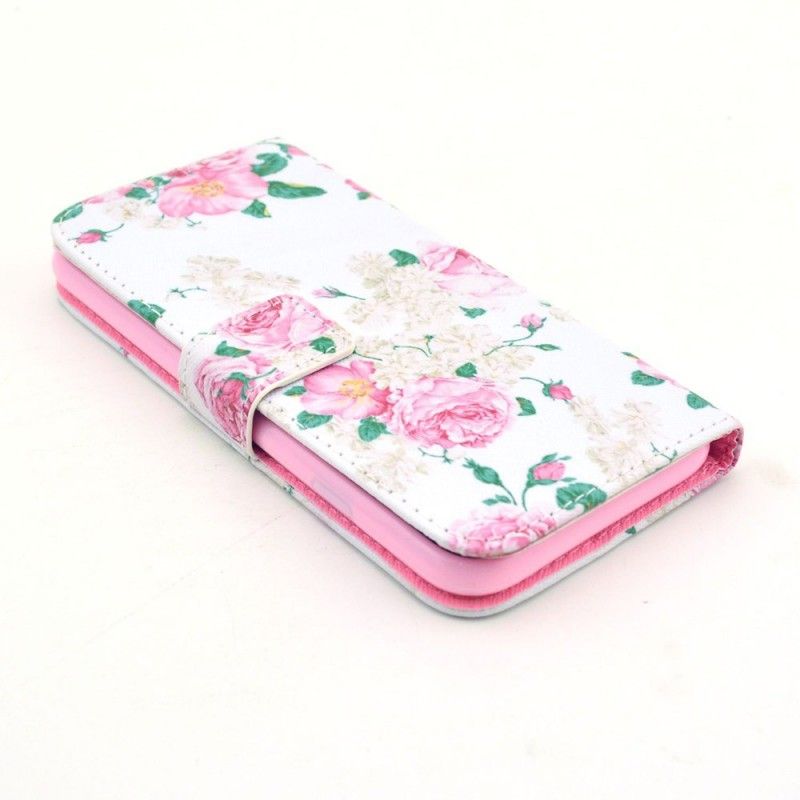 Flip Cover iPhone 6 / 6S Mobilcover Frihedsblomster