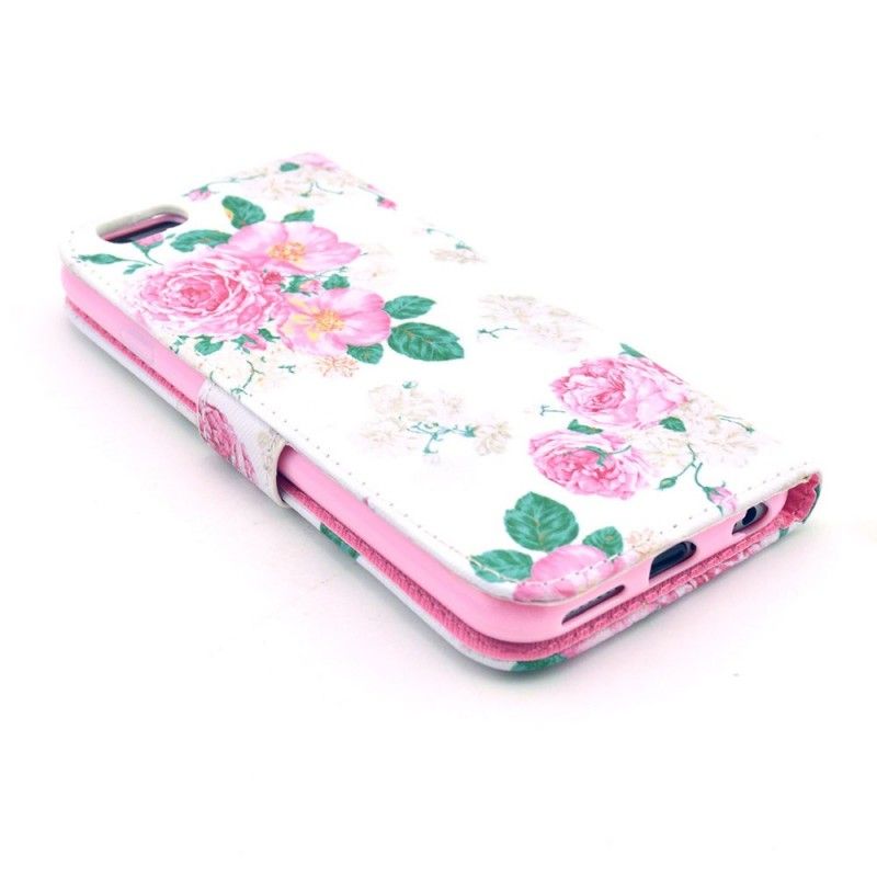 Flip Cover iPhone 6 / 6S Mobilcover Frihedsblomster