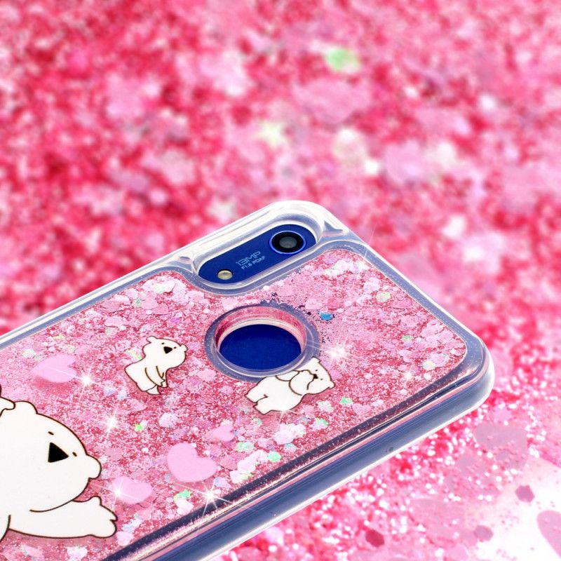 Cover for Huawei Y6 2019 Glitterbjørne