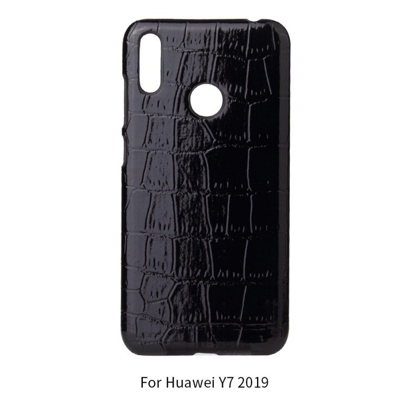 Cover Huawei Y6 2019 Mobilcover Krokodillehudeffekt