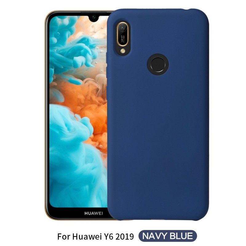 Cover Huawei Y6 2019 Mørkeblå Fleksibel Howmak