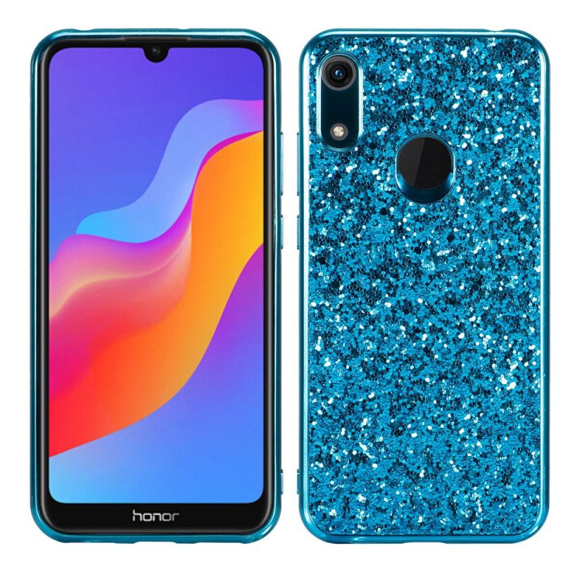 Cover Huawei Y6 2019 Rød Premium Glitter