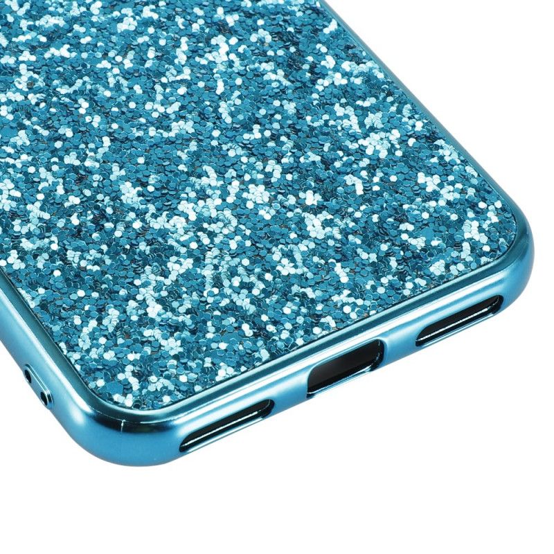 Cover Huawei Y6 2019 Rød Premium Glitter