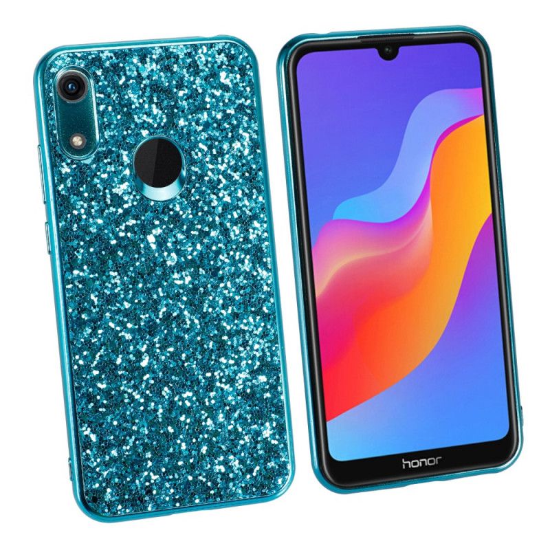 Cover Huawei Y6 2019 Rød Premium Glitter