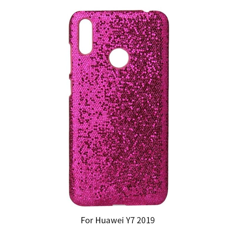 Cover Huawei Y6 2019 Sort Pailletter