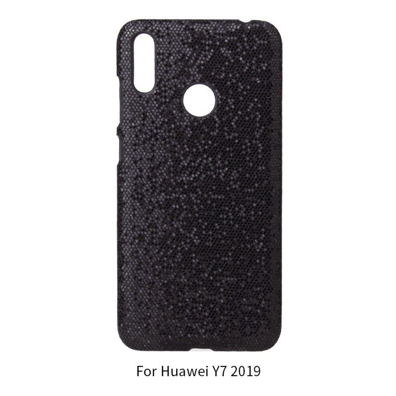 Cover Huawei Y6 2019 Sort Pailletter