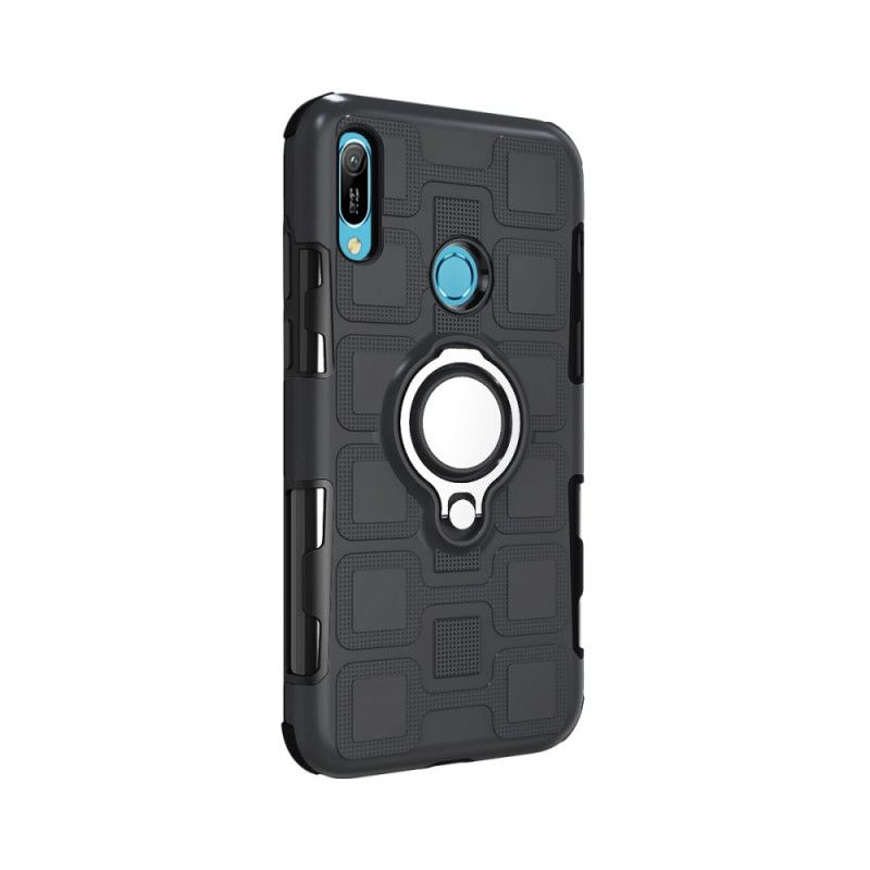 Cover Huawei Y6 2019 Sort Superstærk Med Støttering