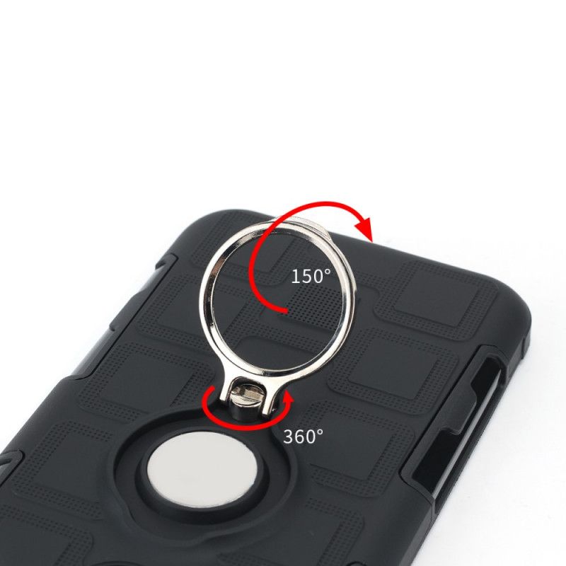 Cover Huawei Y6 2019 Sort Superstærk Med Støttering