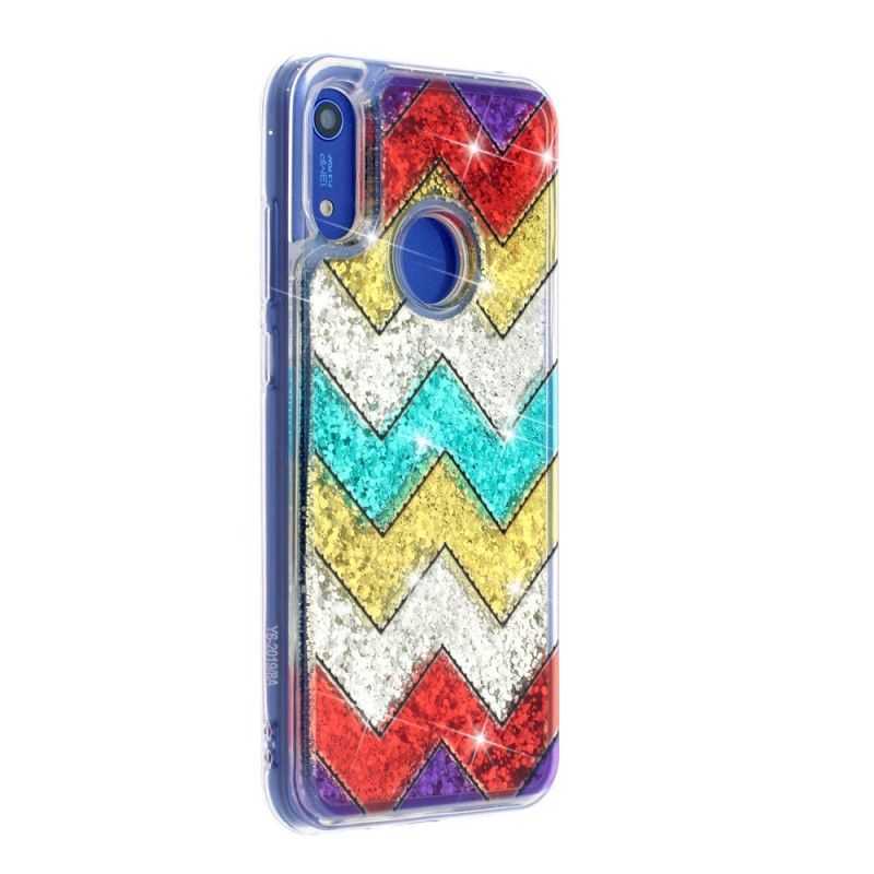 Cover Huawei Y6 2019 Zigzag-Pailletter