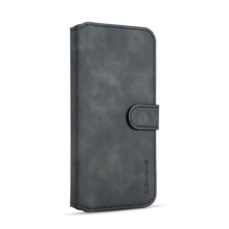 Flip Cover Huawei Y6 2019 Sort Mobilcover Retro Dg.Ming