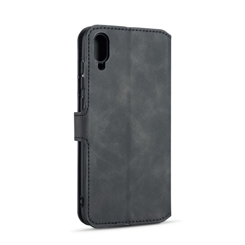 Flip Cover Huawei Y6 2019 Sort Mobilcover Retro Dg.Ming