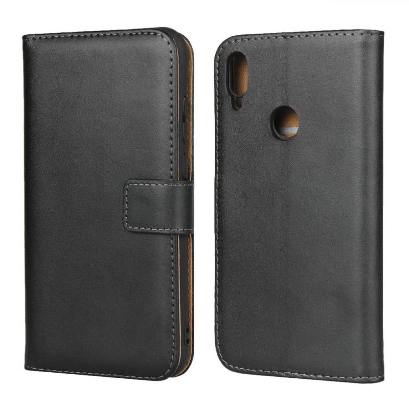 Flip Cover Læder Huawei Y6 2019 Læder Original