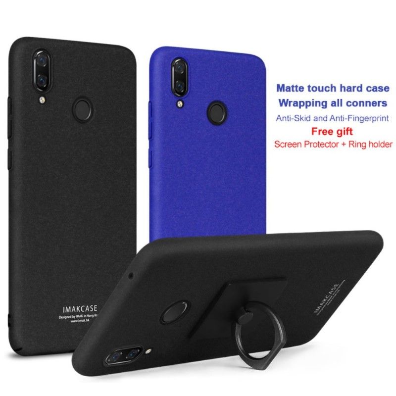 Cover Huawei P Smart Plus Sort Ring Beskyttelse