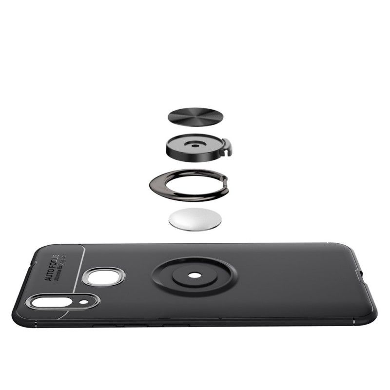 Cover Huawei P Smart Plus Sort Roterende Ring Beskyttelse