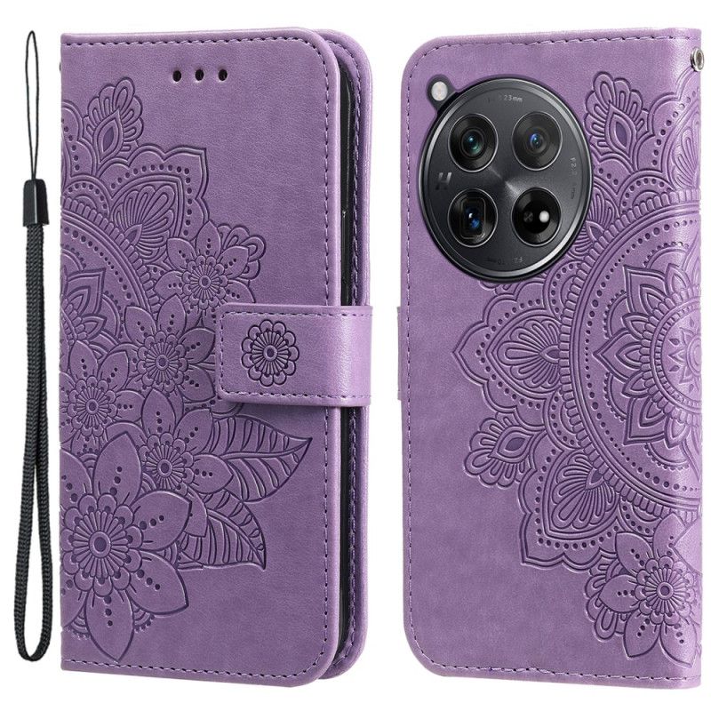 Flip Cover Oneplus 12r Mandala Med Rem