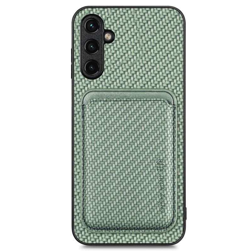 Cover Samsung Galaxy A14 / A14 5G Carbon Fiber Aftagelig Kortholder