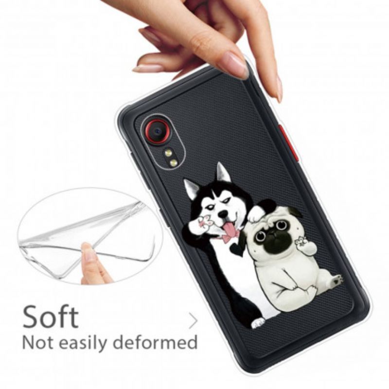 Cover Samsung Galaxy Xcover 5 Telefon Etui Sjove Hunde