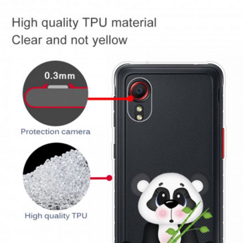 Cover Samsung Galaxy Xcover 5 Transparent Sad Panda