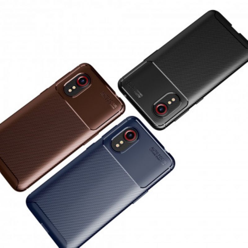 Cover Til Samsung Galaxy Xcover 5 Fleksibel Kulfibertekstur