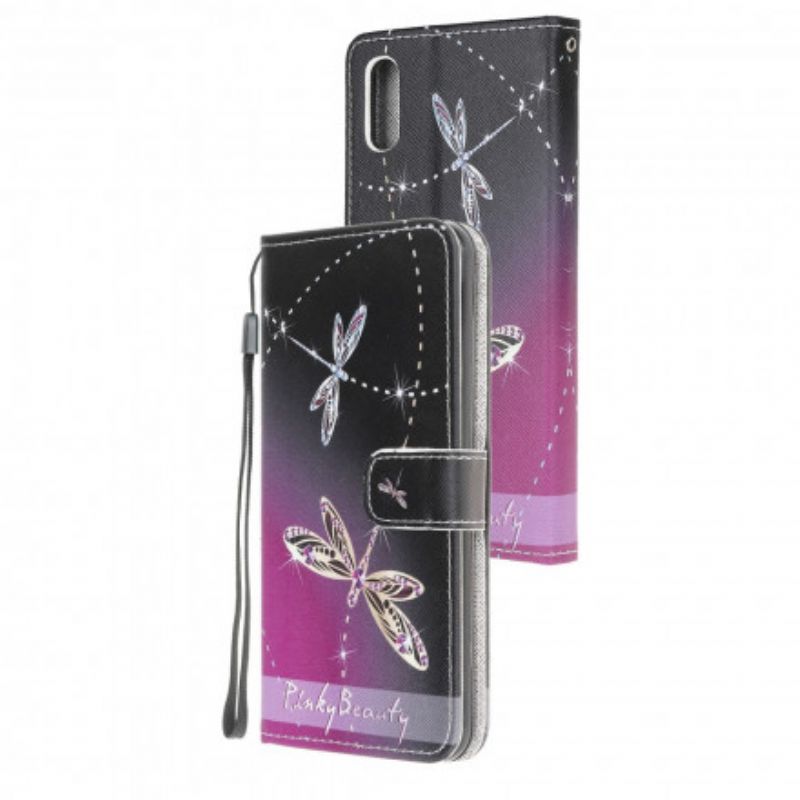 Flip Cover Samsung Galaxy Xcover 5 Strappy Dragonflies