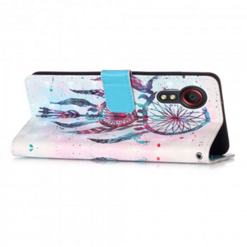 Flip Cover Samsung Galaxy Xcover 5 Watercolor Dream Catcher