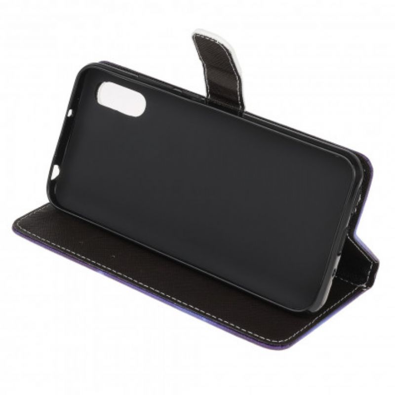 Flip Cover Til Samsung Galaxy Xcover 5 Black Strappy Cat Eyes