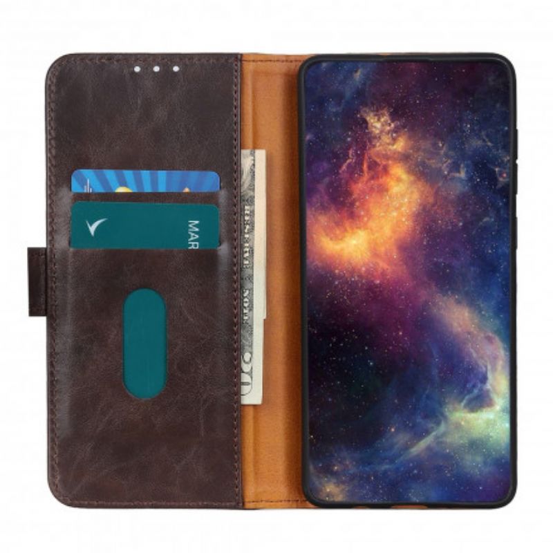 Læder Cover Samsung Galaxy Xcover 5 Telefon Etui Khazneh Elegance Læderstil