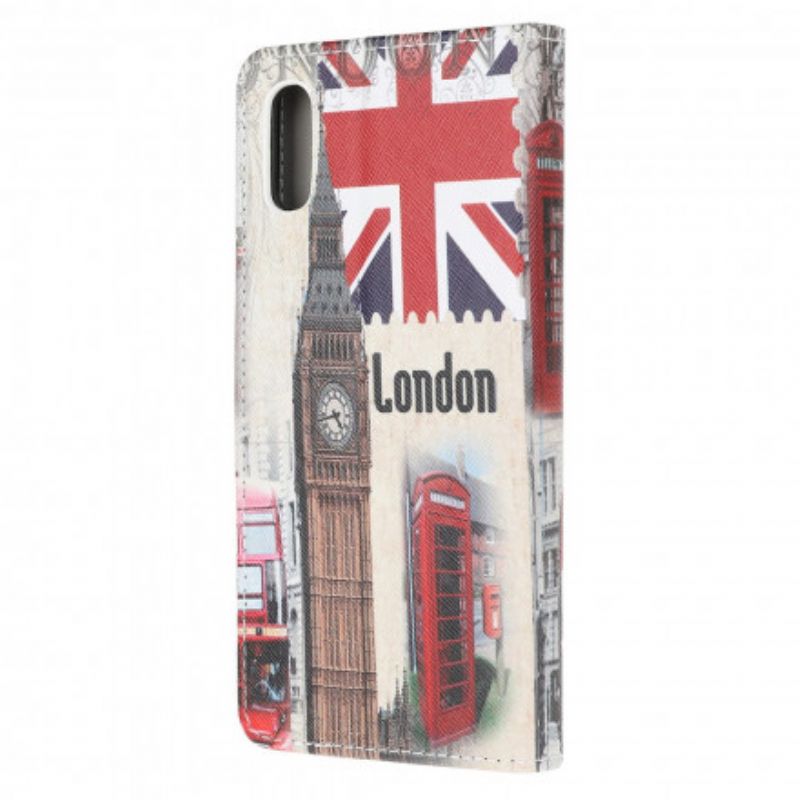 Læder Cover Samsung Galaxy Xcover 5 Telefon Etui London Life