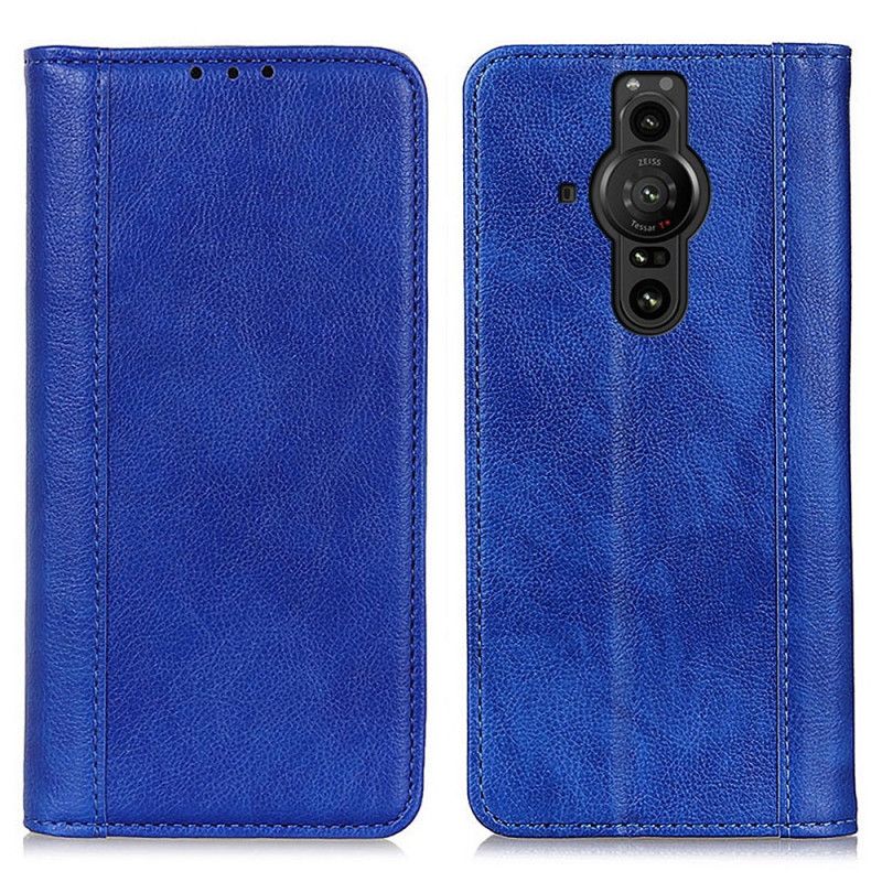 Flip Cover Sony Xperia Pro-i Elegance Split Litchi-læder