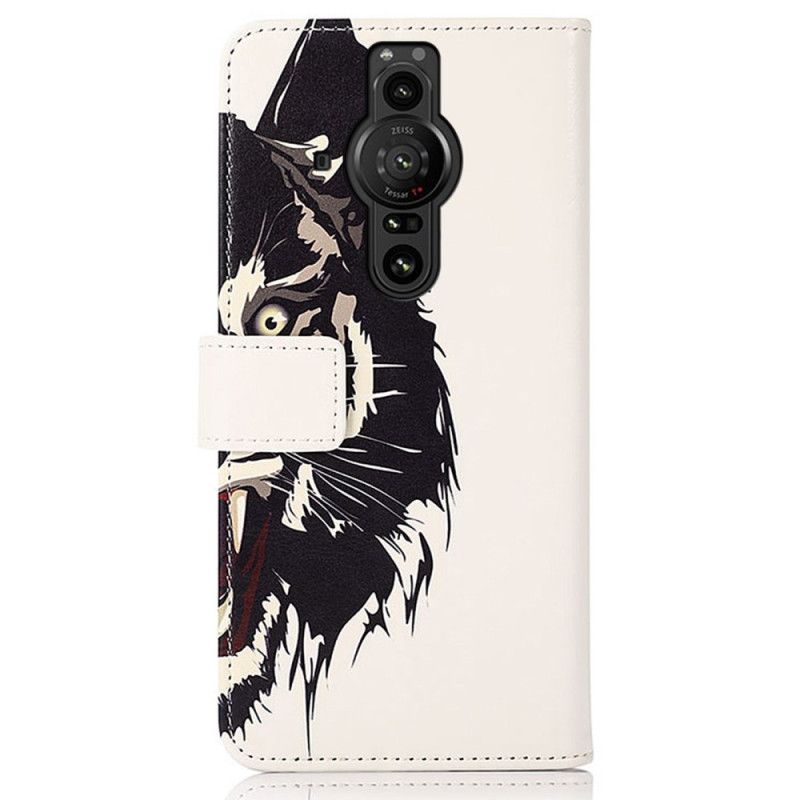 Flip Cover Sony Xperia Pro-i Fierce Tiger