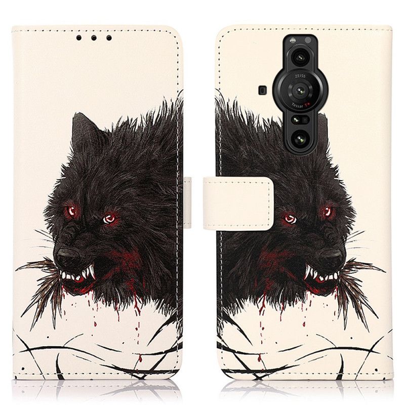 Flip Cover Sony Xperia Pro-i Hungry Wolf