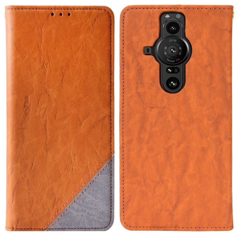 Flip Cover Sony Xperia Pro-i Kunstlæder Bicolor Oblique