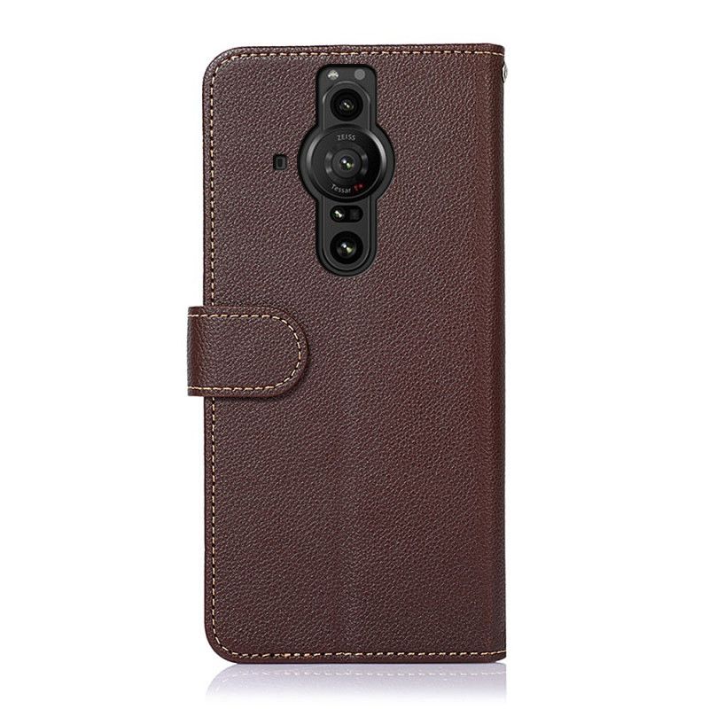 Flip Cover Sony Xperia Pro-i Litchi Style Rfid Khazneh